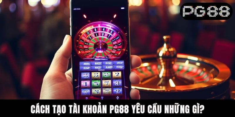 Cách tạo tài khoản PG88 yêu cầu những gì?
