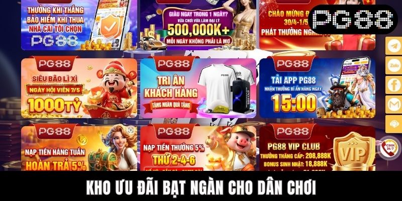 Đánh Giá Nhà Cái PG88 - Góc Nhìn Chuyên Sâu Cho Tay Chơi Kho ưu đãi bạt ngàn cho dân chơi