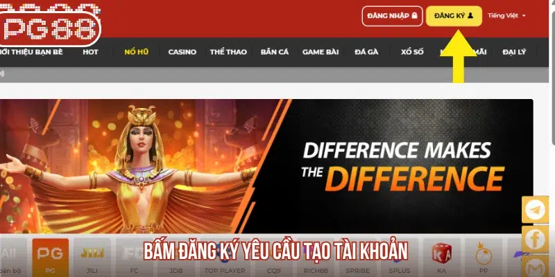 PG88 – Đăng Nhập PG88 Slot Và Nhận Thưởng Lớn! Nhấn mục đăng ký tại PG88