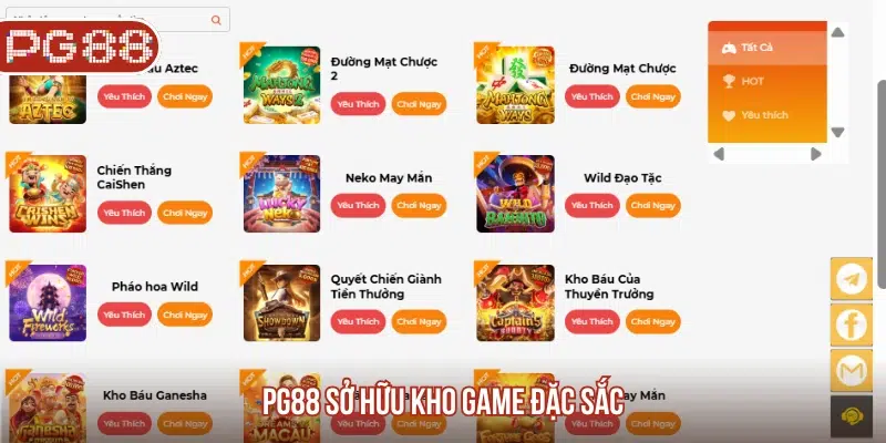 PG88 – Đăng Nhập PG88 Slot Và Nhận Thưởng Lớn! PG88 được đánh giá cao về danh sách trò chơi và các ưu đãi